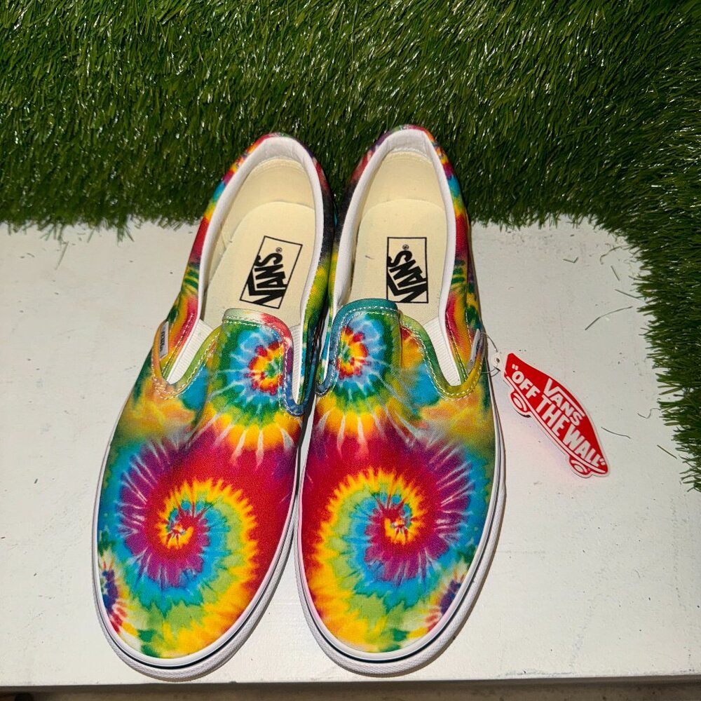 Vans Slip-On Skate Shoe- Tie Dye